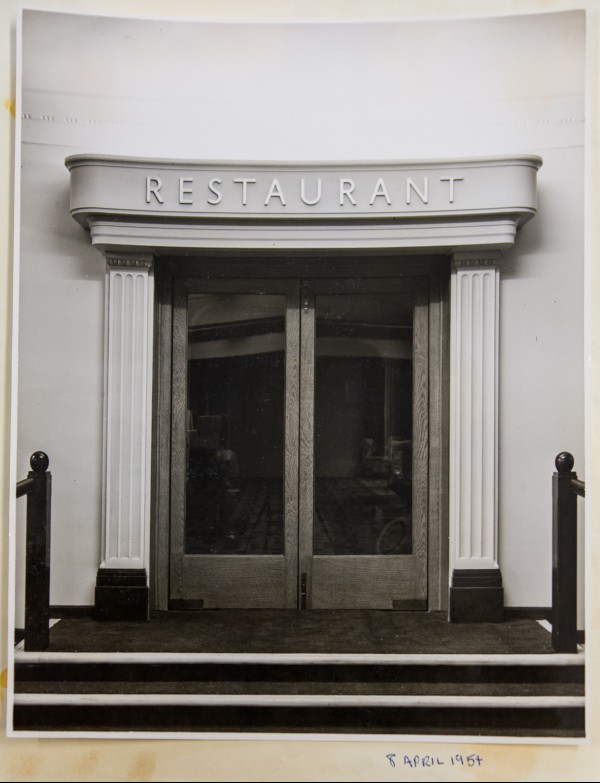 Cavendish House Archive Photo of Resturant Entrance Cheltenham